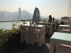 01A EyeBar is a Hong Kong rooftop bar on the 30th floor of the iSquare building